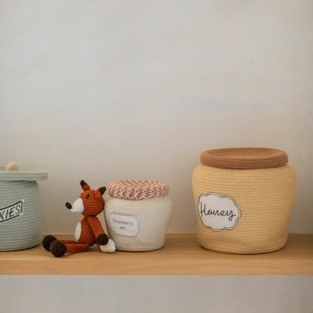 Strawberry Jam Jar Basket