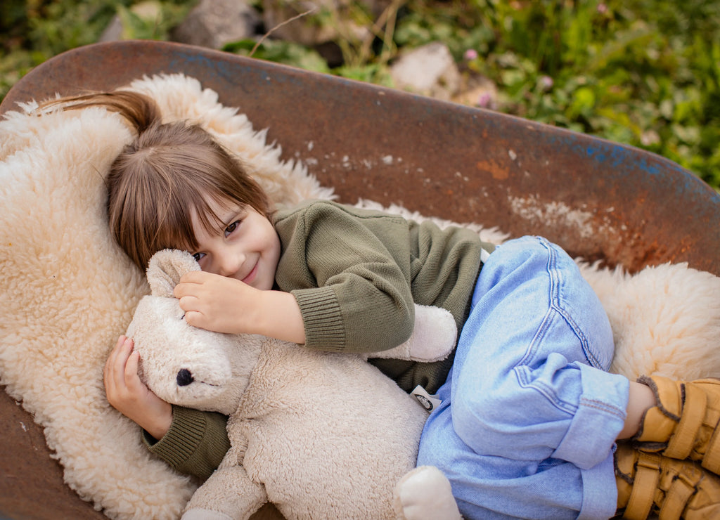Senger Naturwelt Cuddly Animal - Linen Bear