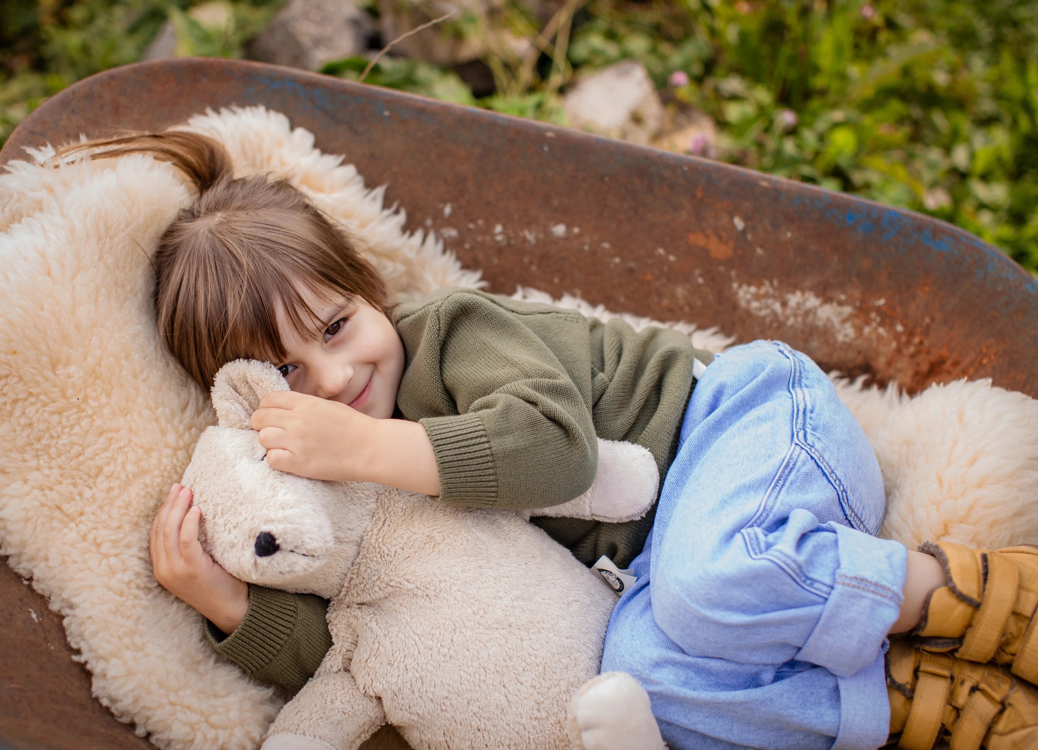 Senger Naturwelt Cuddly Animal - Linen Bear