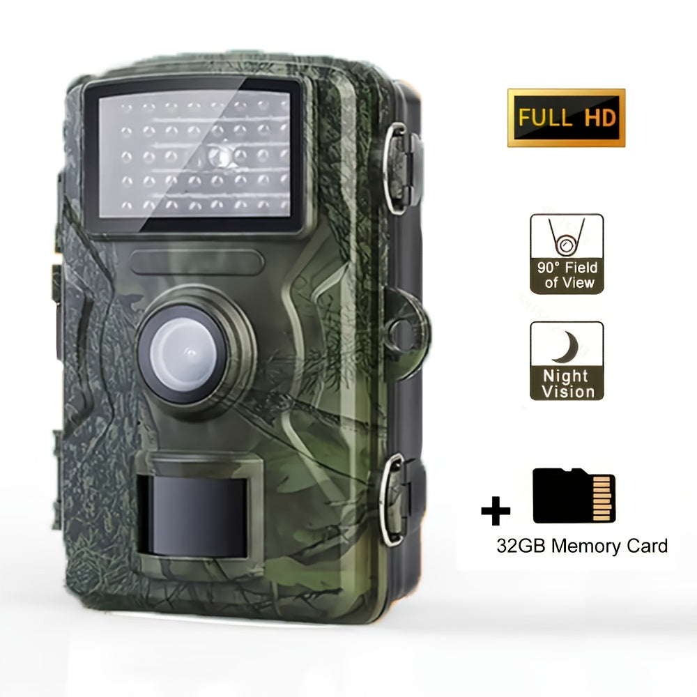 Trail Camera 48MP Night Vision Wildlife Camera, 1296P HD, 120° Wide Angle, 0.2s Fast Trigger, IP66 Waterproof, Motion Activated, IR Night Vision Up to 33ft, Game Camera for Hunting & Outdoor Surveillance