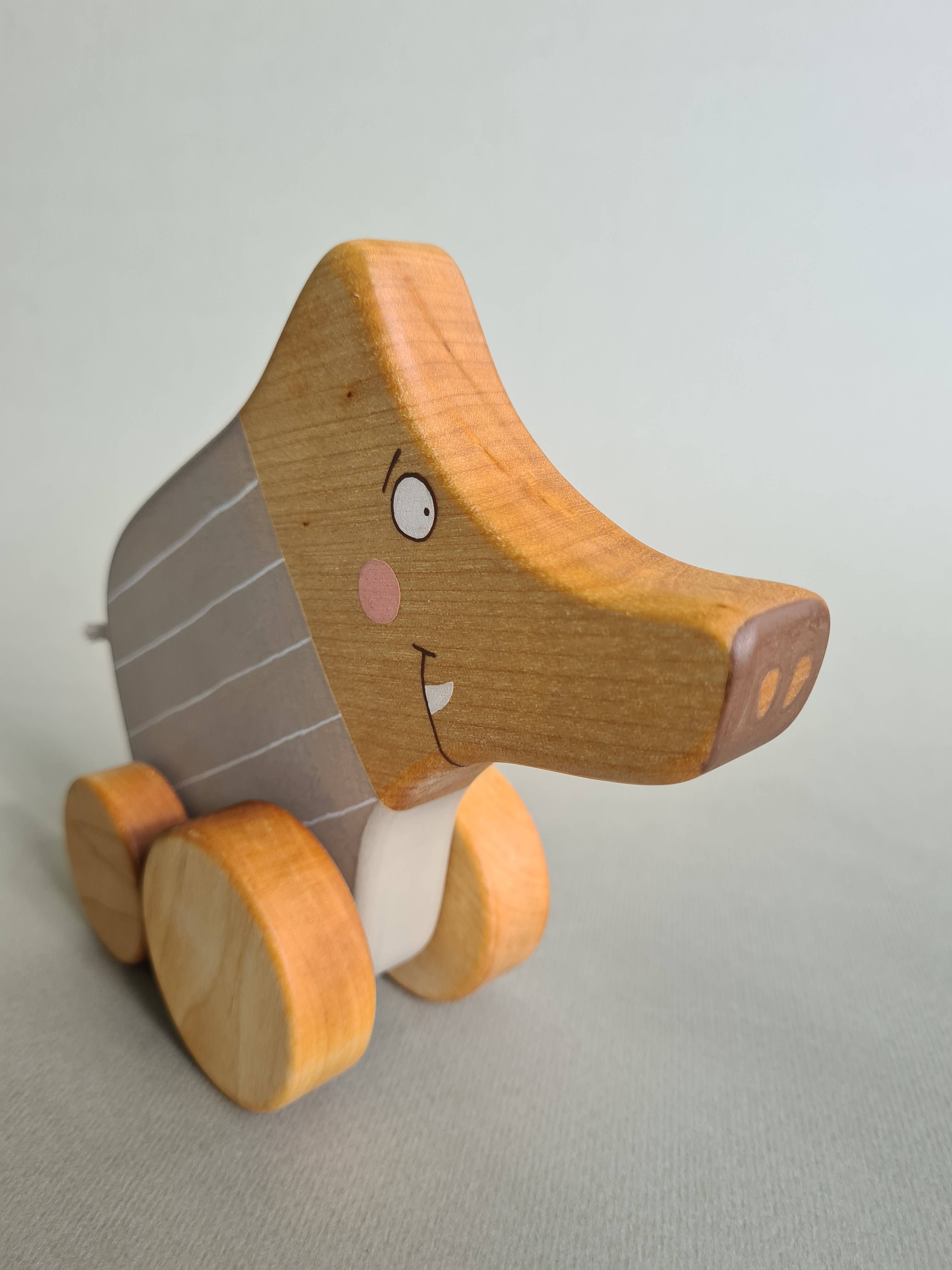 Pull and Push Toy Little Wild Boar
