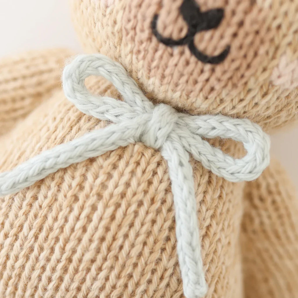 Cuddle + Kind Baby Honey Bear (Robin’s Egg Blue Bow)