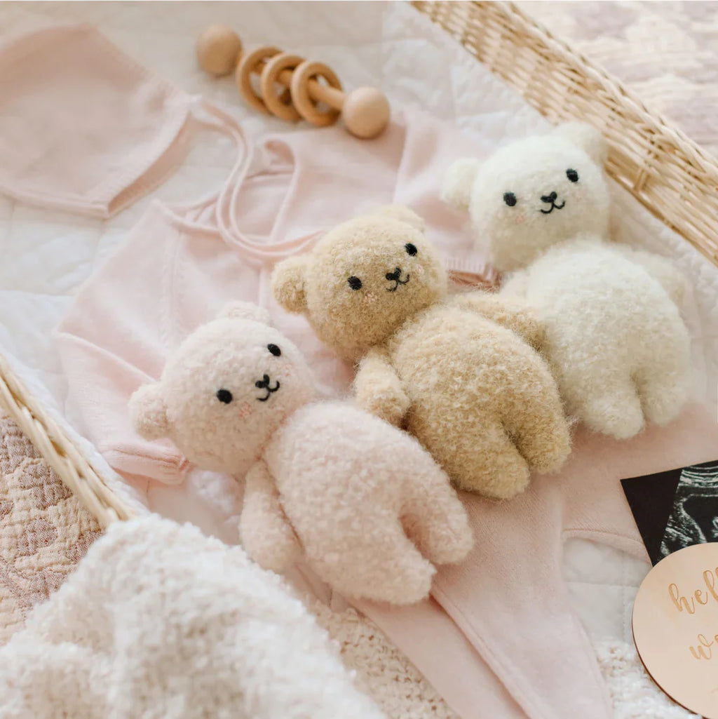 Cuddle + Kind Baby Bouclé Bear (Strawberry)
