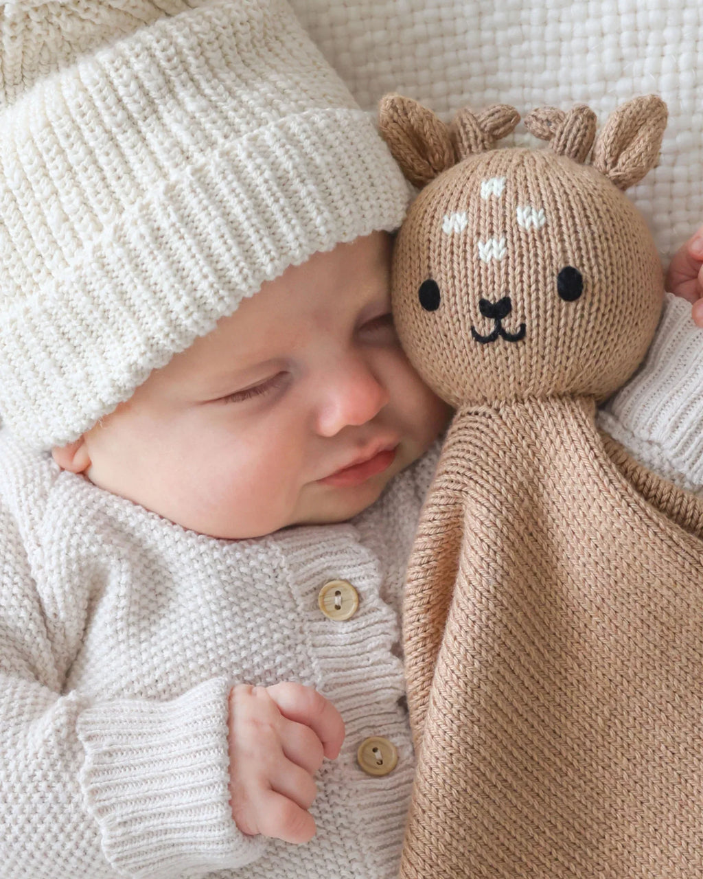 Cuddle + Kind Organic Cotton Baby Fawn Lovey