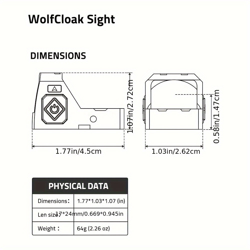 2 MOA Red Dot Sight with Shake Awake – Shock-Activated Motion Sensing Optic | Fast Target Acquisition | Waterproof Reflex Sight for Hunting Rifle Pistol Tactical Shooting | Long Battery Life
