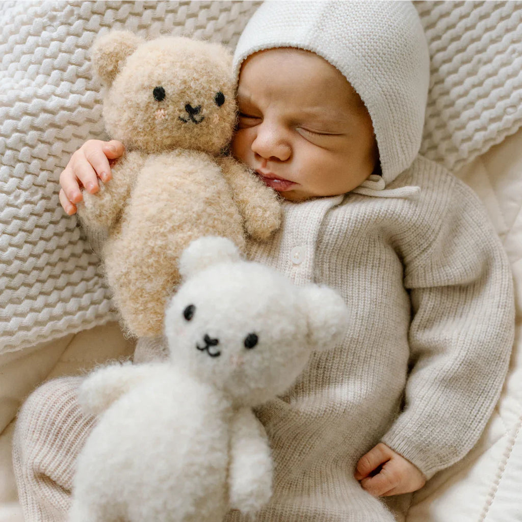 Cuddle + Kind Baby Bouclé Bear (Strawberry)