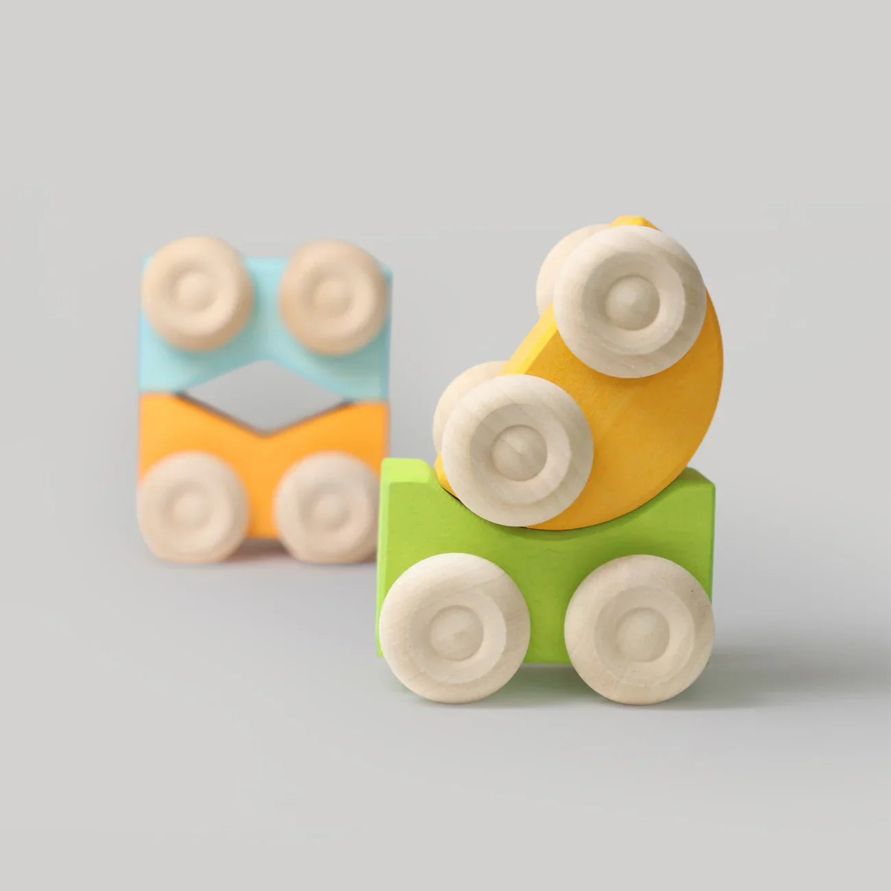 Grimm's Stacking Cars - Green