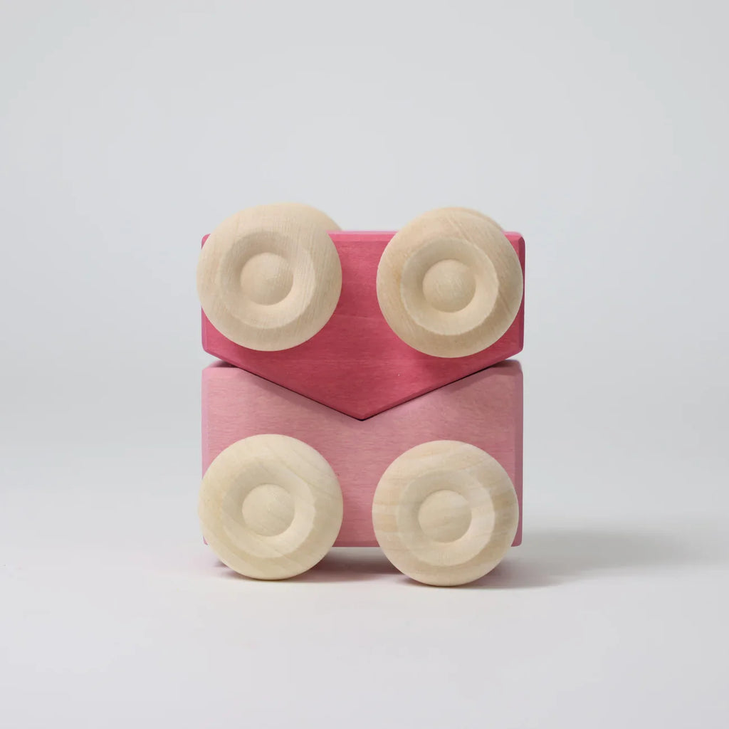 Grimm's Stacking Cars - Pink