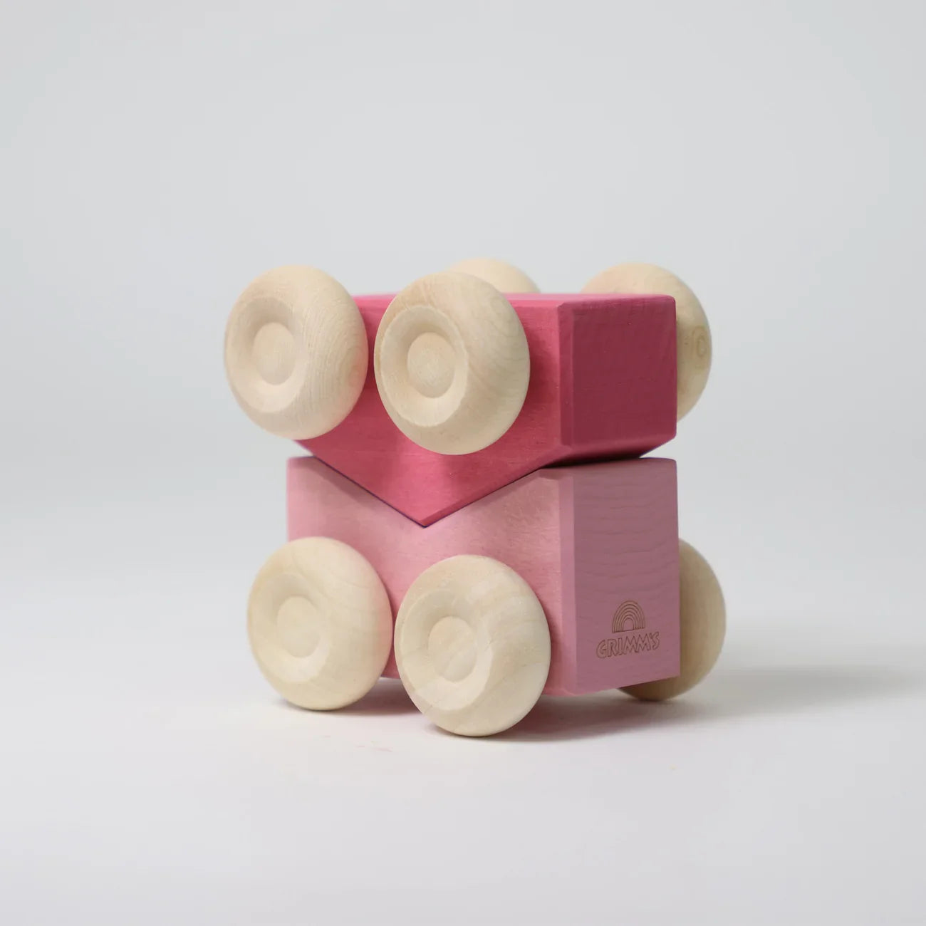 Grimm's Stacking Cars - Pink