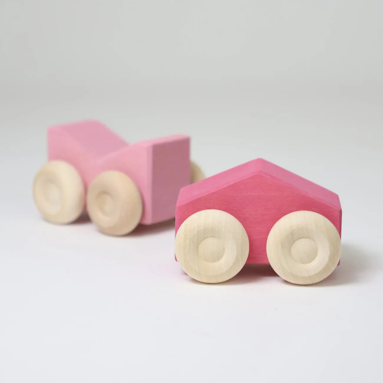 Grimm's Stacking Cars - Pink