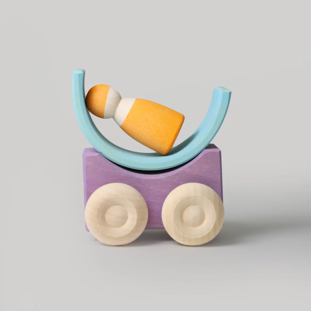 Grimm's Stacking Cars - Purple
