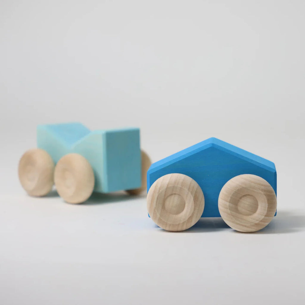 Grimm's Stacking Cars - Blue