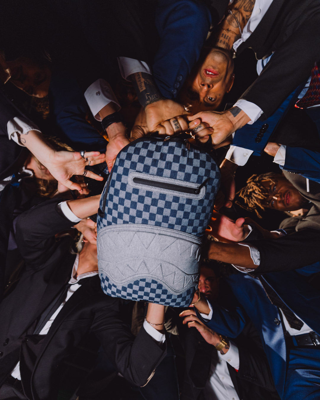 ATELIER BLEU SHARKS IN PARIS BACKPACK