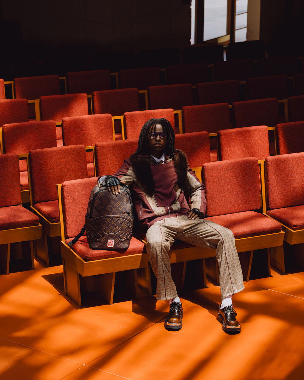 FRANK LLOYD WRIGHT COLLAB IMPERIAL SQUARES DLXSV BACKPACK