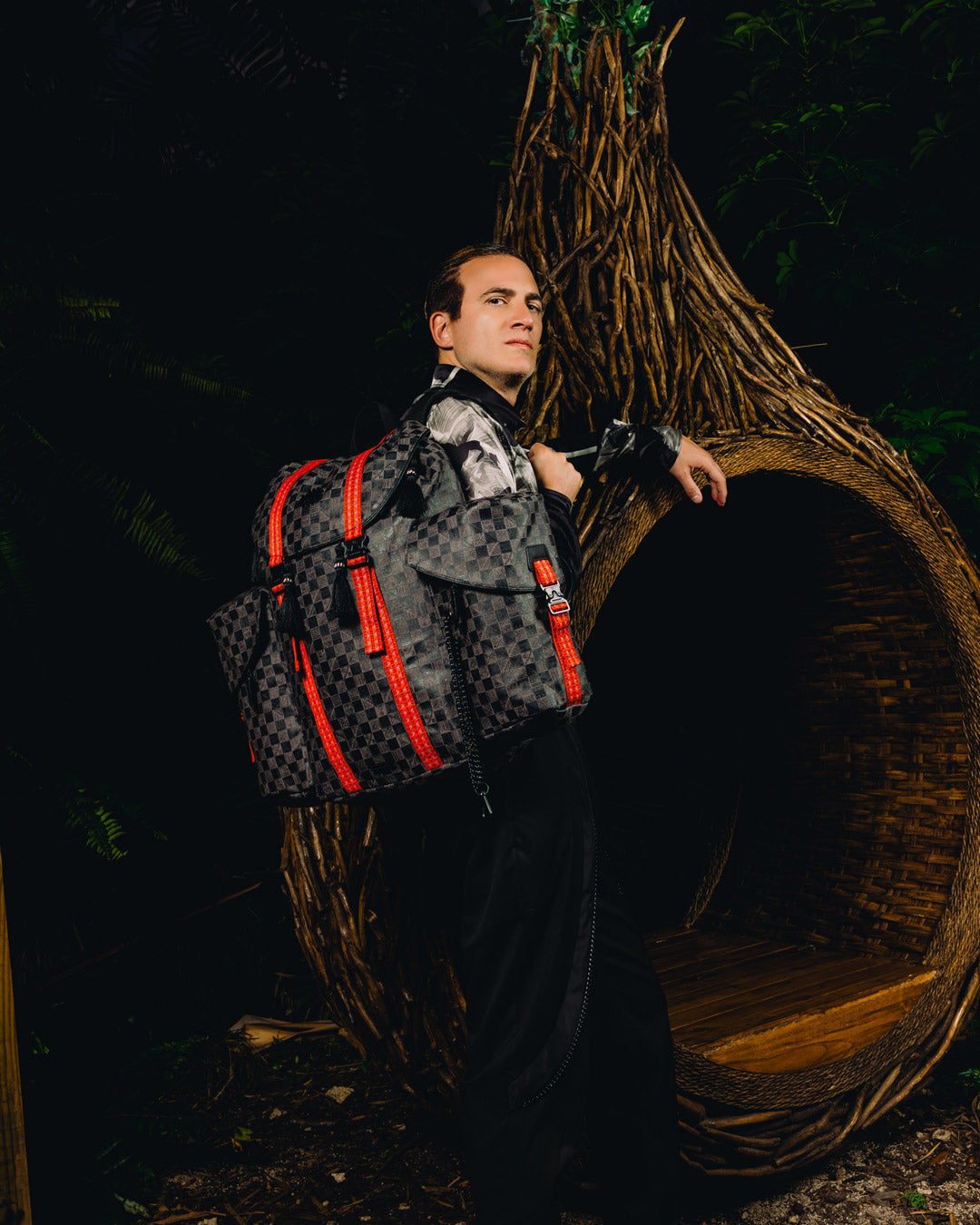 A.I. AFRICAN INTELLIGENCE MIDNIGHT MAGIC BACKPACK - SANDFLOWER COLLAB