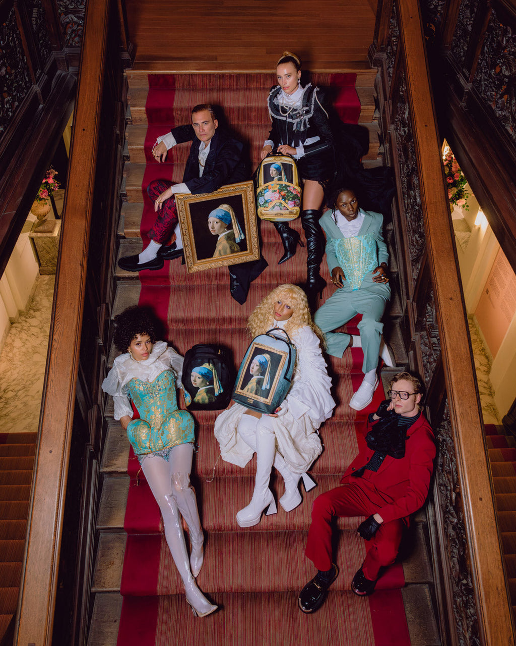 MAURITSHUIS MUSEUM 3D FRAME GIRL WITH A PEARL EARRING COLLAB BACKPACK