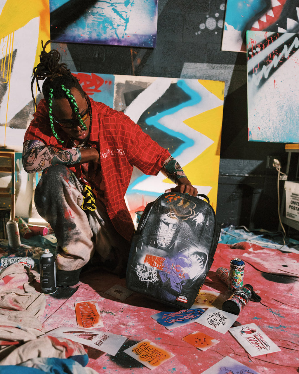WYNWOOD WALLS COLLAB STENCIL COLLECTION BACKPACK