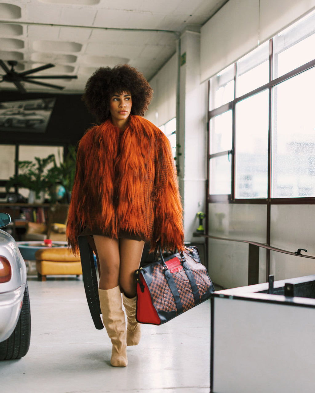 KATANA CHECK BOSS PYRAMID DUFFLE