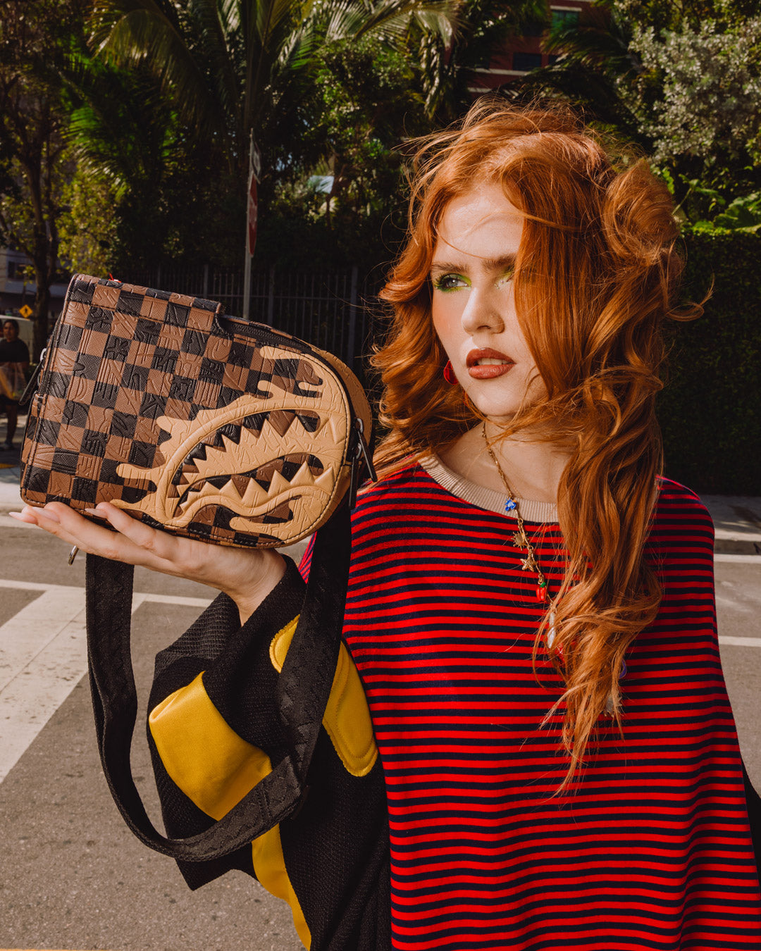 DESIGNER DRIP EFFECT BACKPACK SLING