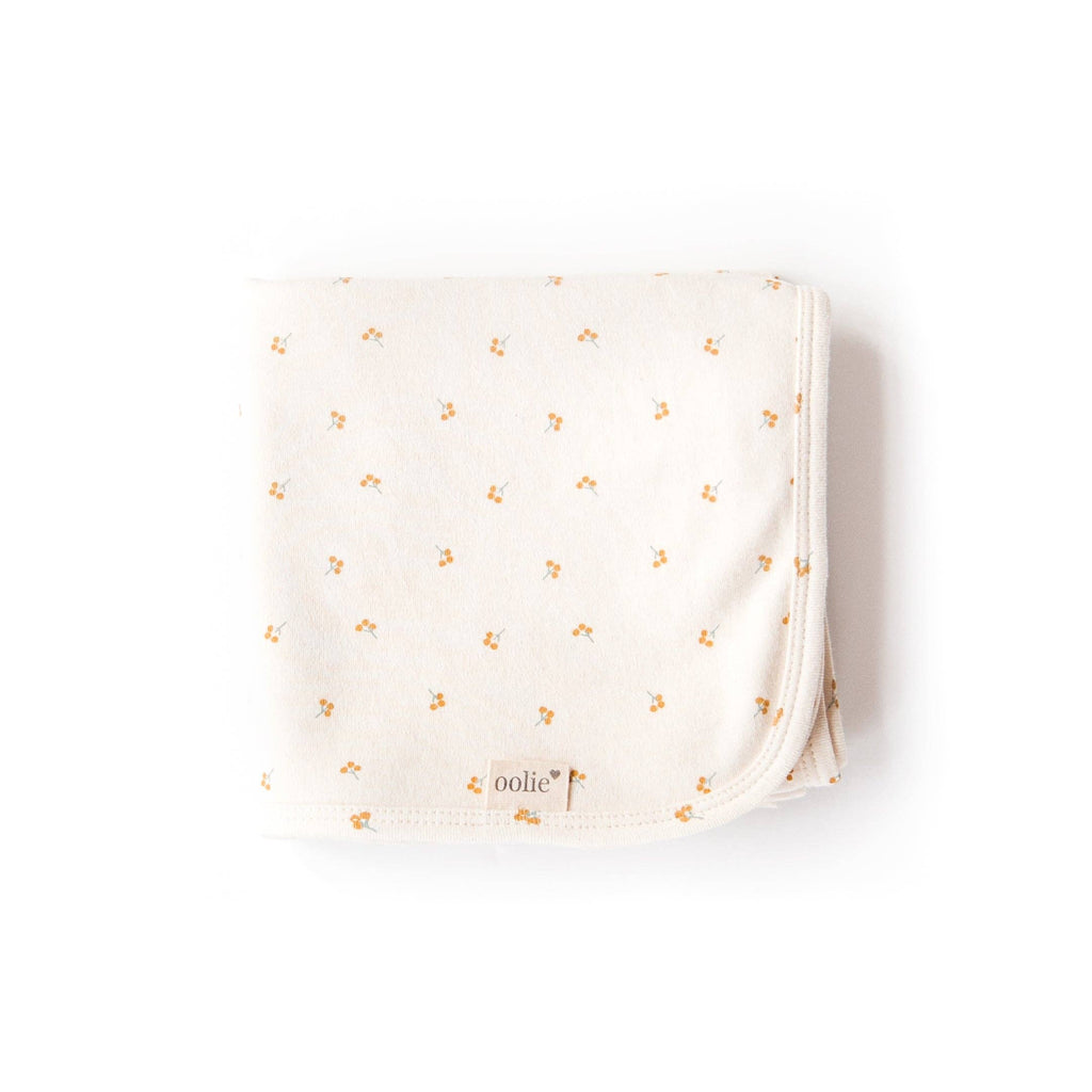 Organic Baby Blanket – Gold Sprig