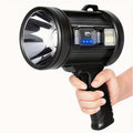 Waterproof LED Flashlight 6 Modes 3 Color Filters Solar USB Rechargeable IPX4 Torch for Hunting Camping Boating Hiking Emergency