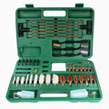 Gun Cleaning Kit 163pcs Universal Rifle Pistol Shotgun Muzzleloader Cleaning Set for Any Caliber with Carrying Case Plastic Cleaning Rods Brushes Patches Jags Complete Firearm Maintenance Kit