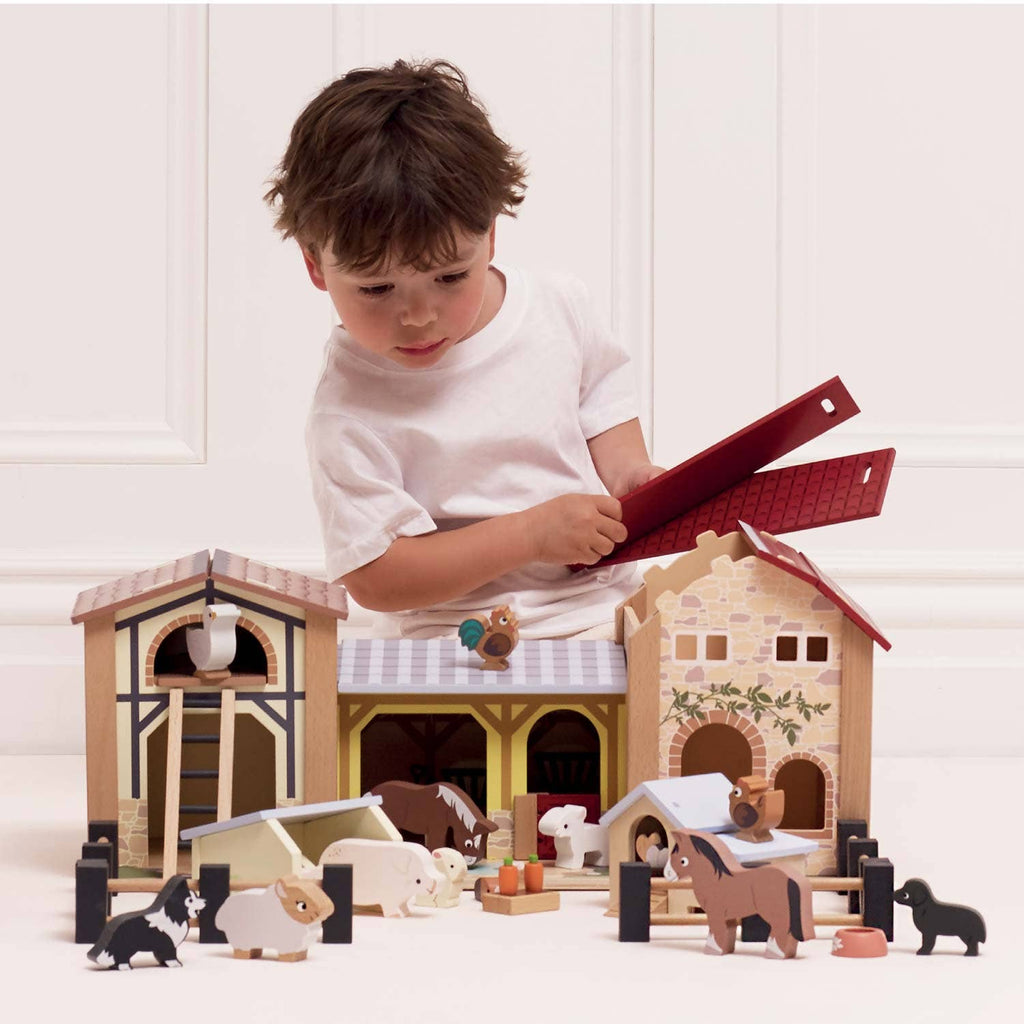 Wooden Farmyard Stables