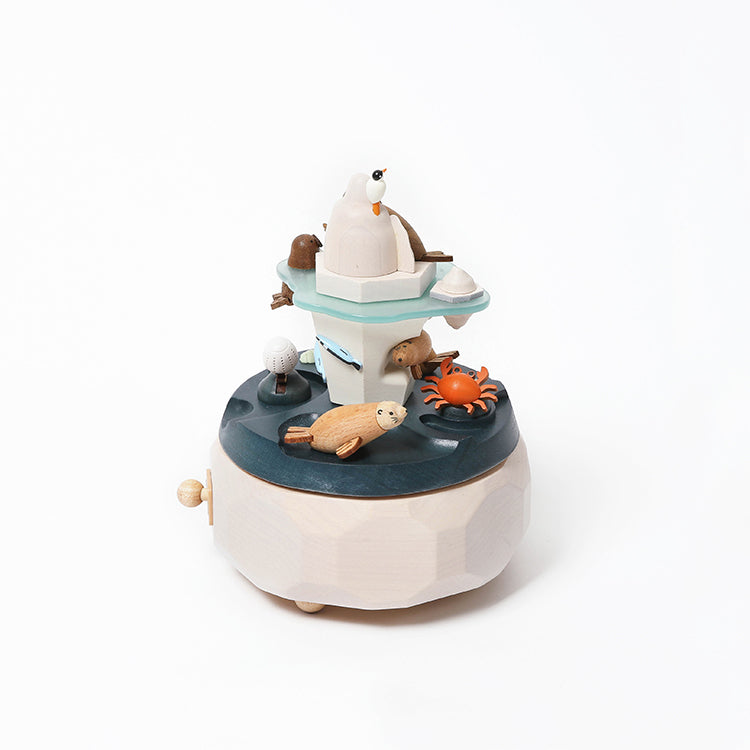Wooden Arctic Music Box