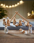 Wooden Nativity Scene