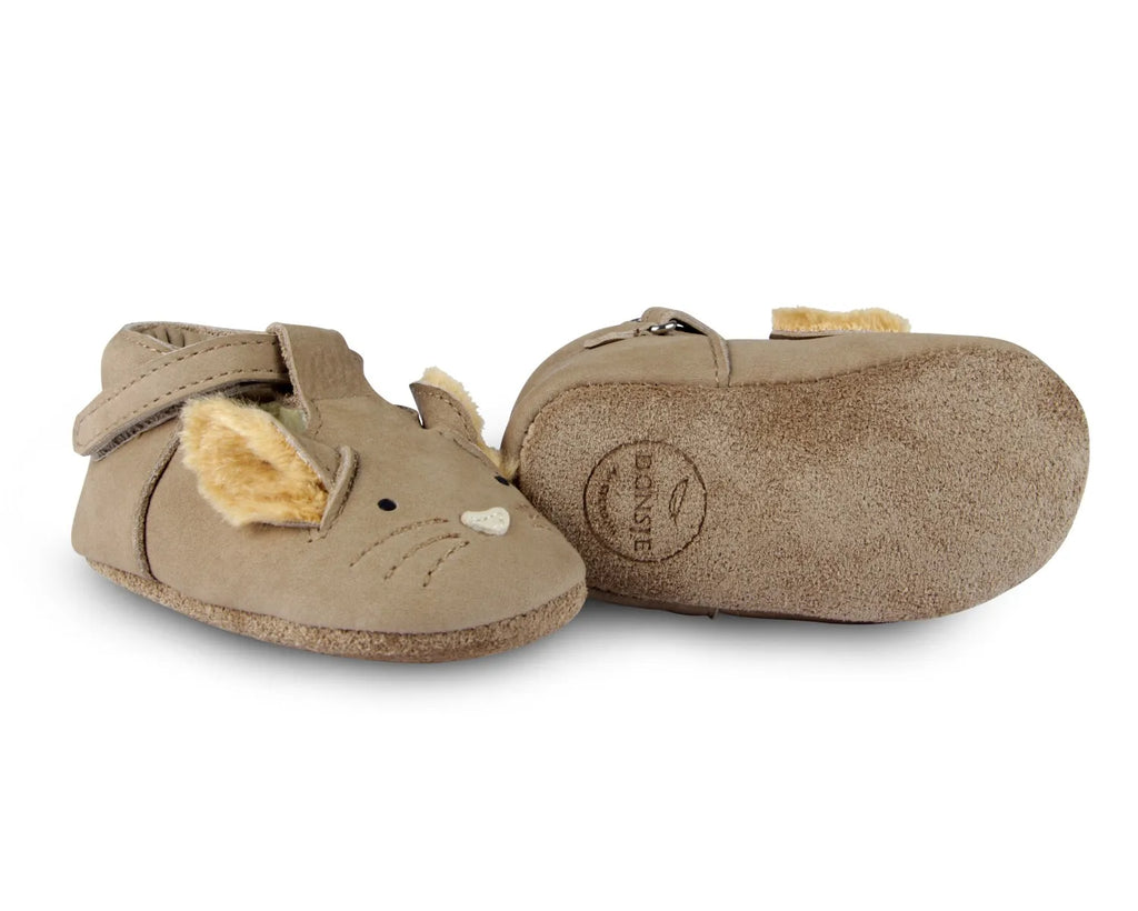 Donsje Leather Spark Exclusive Lined Shoe -Squirrel