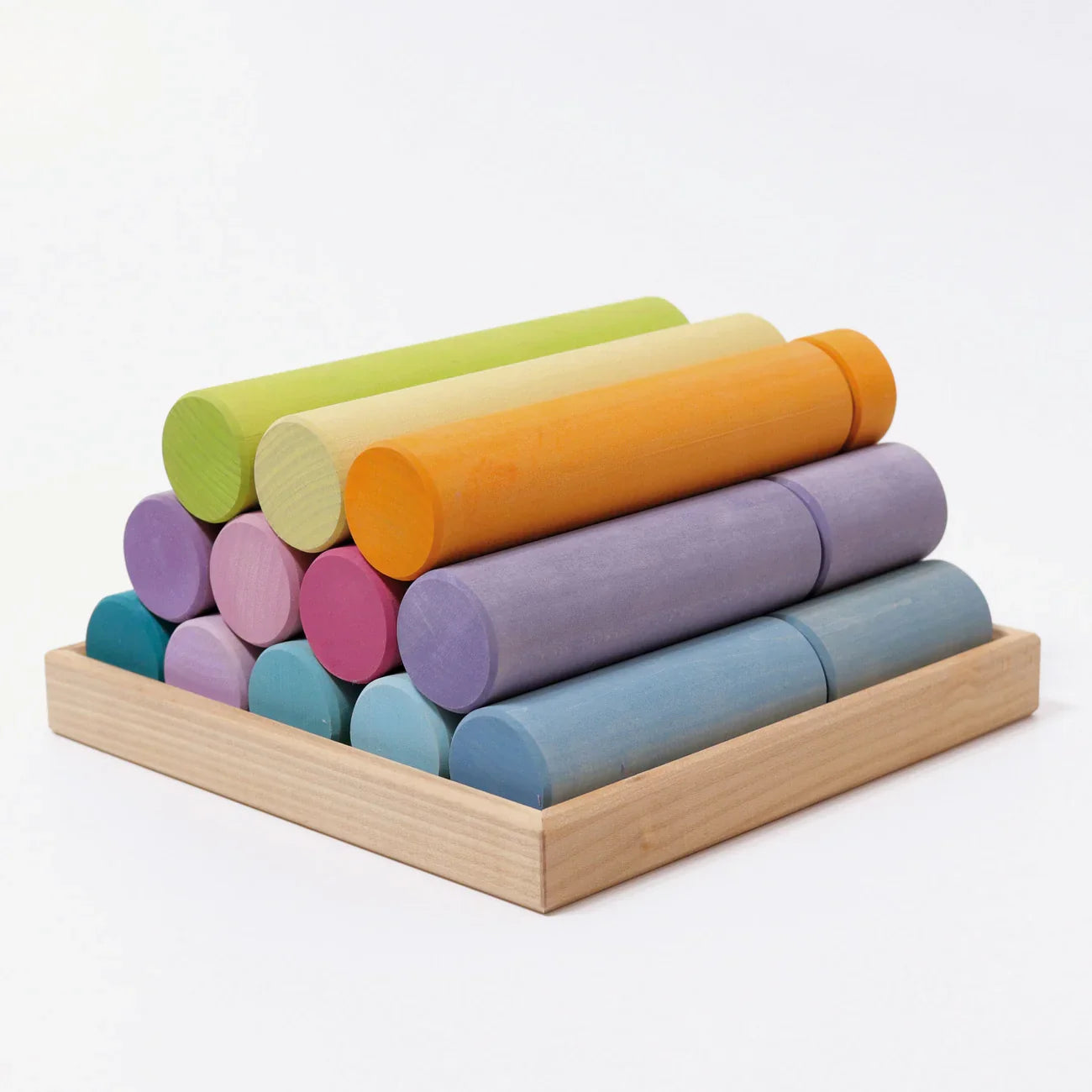 Grimm's Large Building Rollers - Pastel