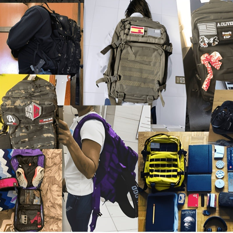 Tactical Backpack 45L – Military Rucksack for Men Women Hiking Camping Emergency 3-Day Bug Out Bag