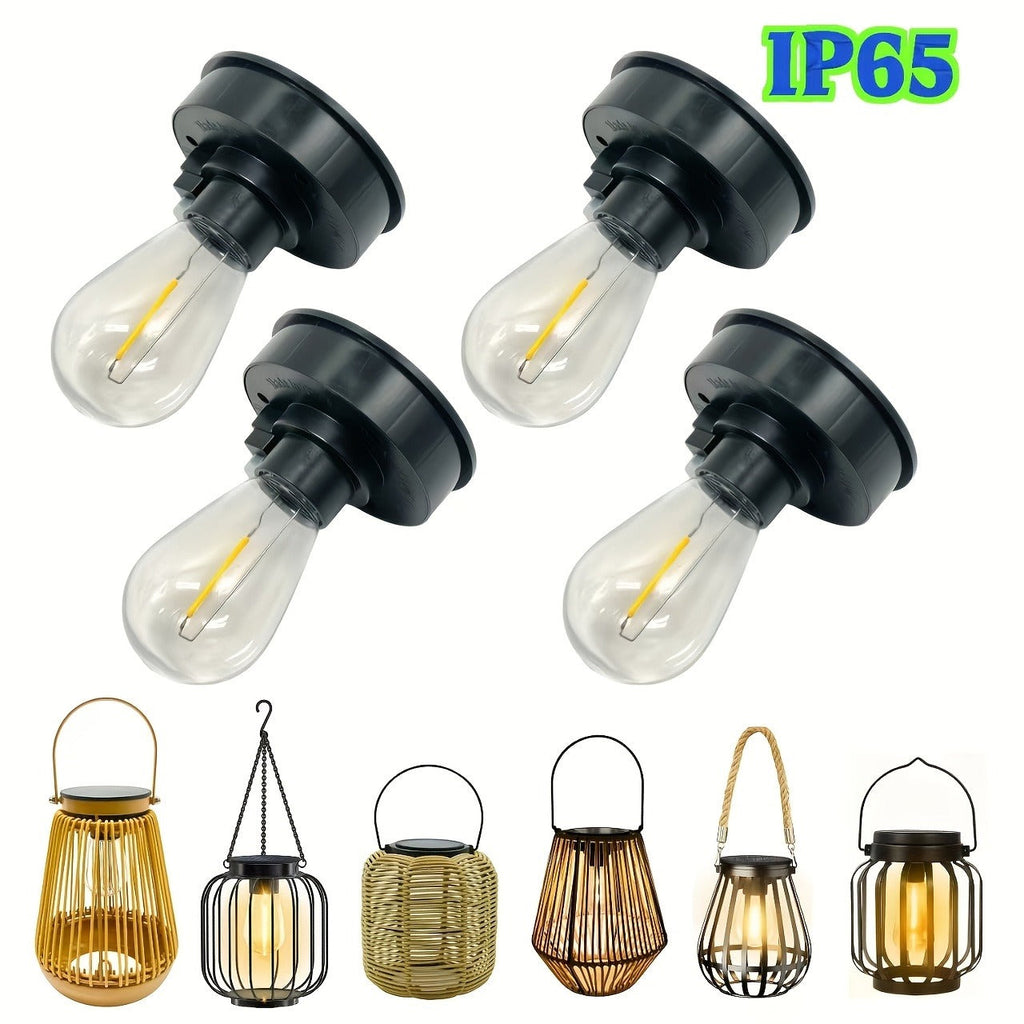 Solar Lantern Replacement Bulb IP65 Waterproof – Outdoor Solar Light Accessory, Top Bulb Replacement Kit | 2, 6 or 12 Pack