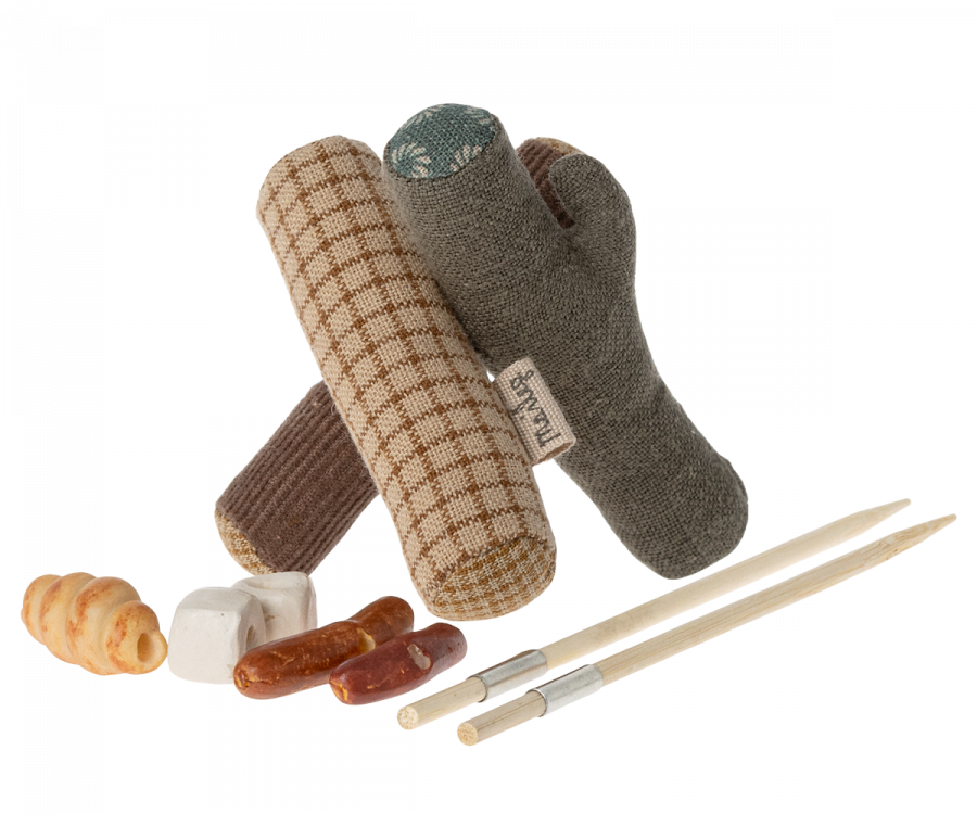 Maileg Camping Set with Brother and Sister