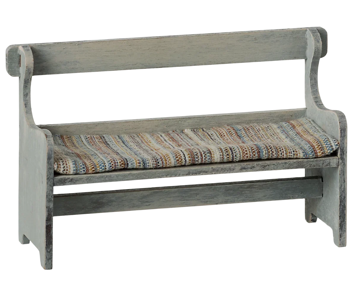 Maileg Mouse Bench - Off-White