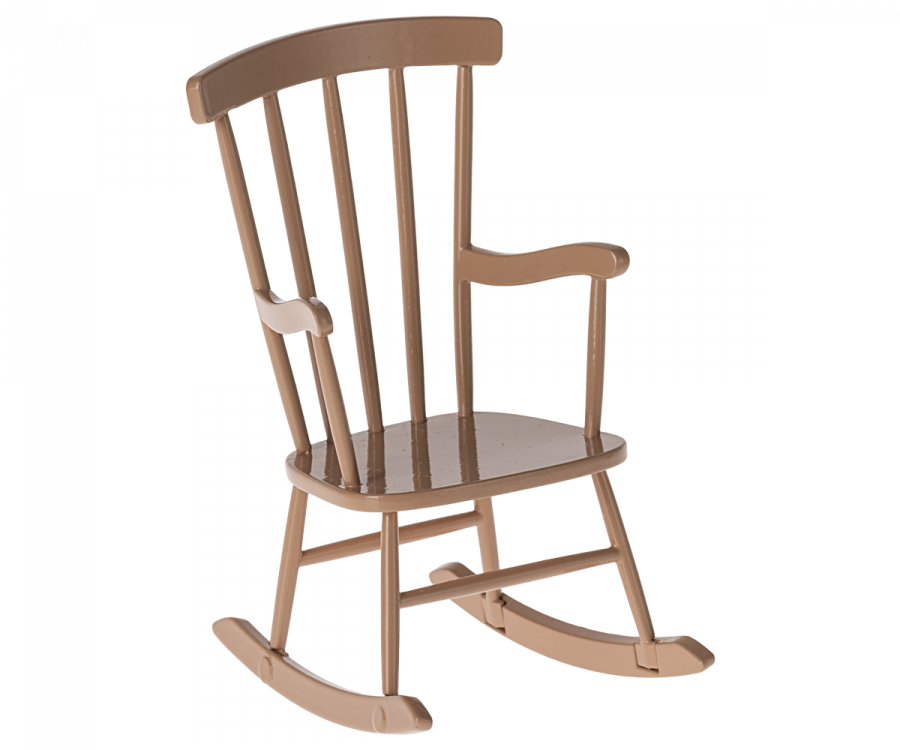 Maileg Rocking Chair, Mouse - Dark Powder
