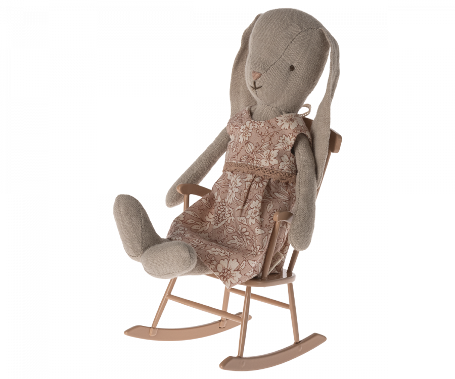Maileg Rocking Chair, Mini - Dark Powder (Larger Size)