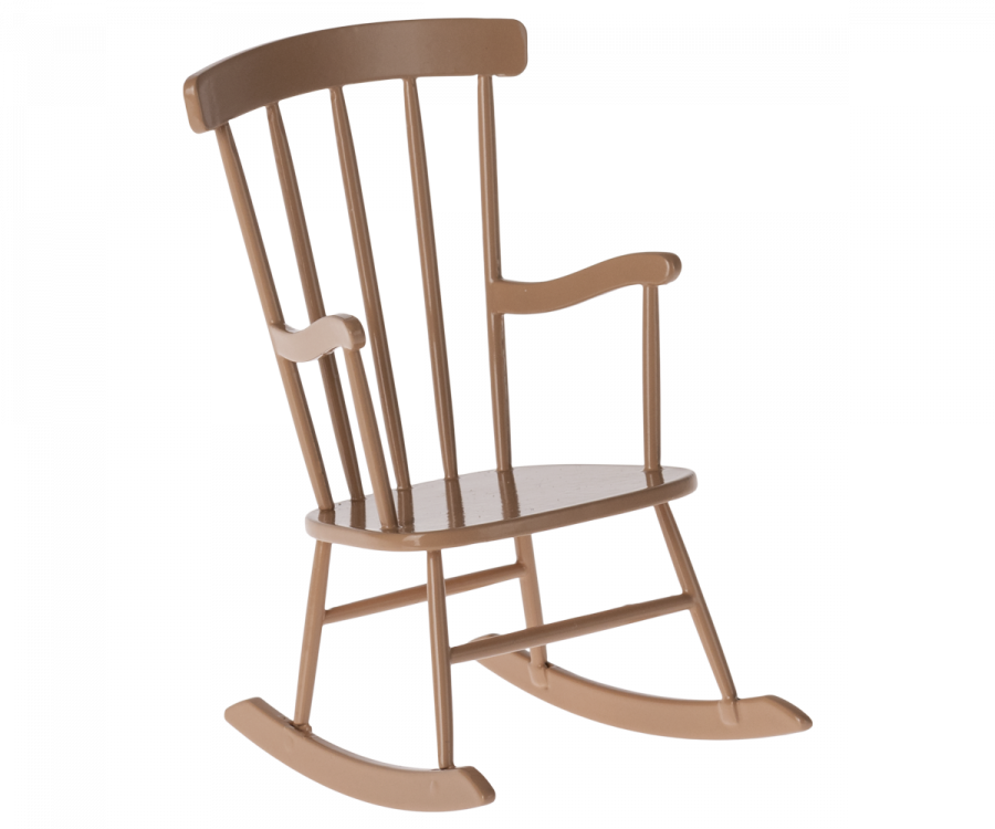 Maileg Rocking Chair, Mini - Dark Powder (Larger Size)