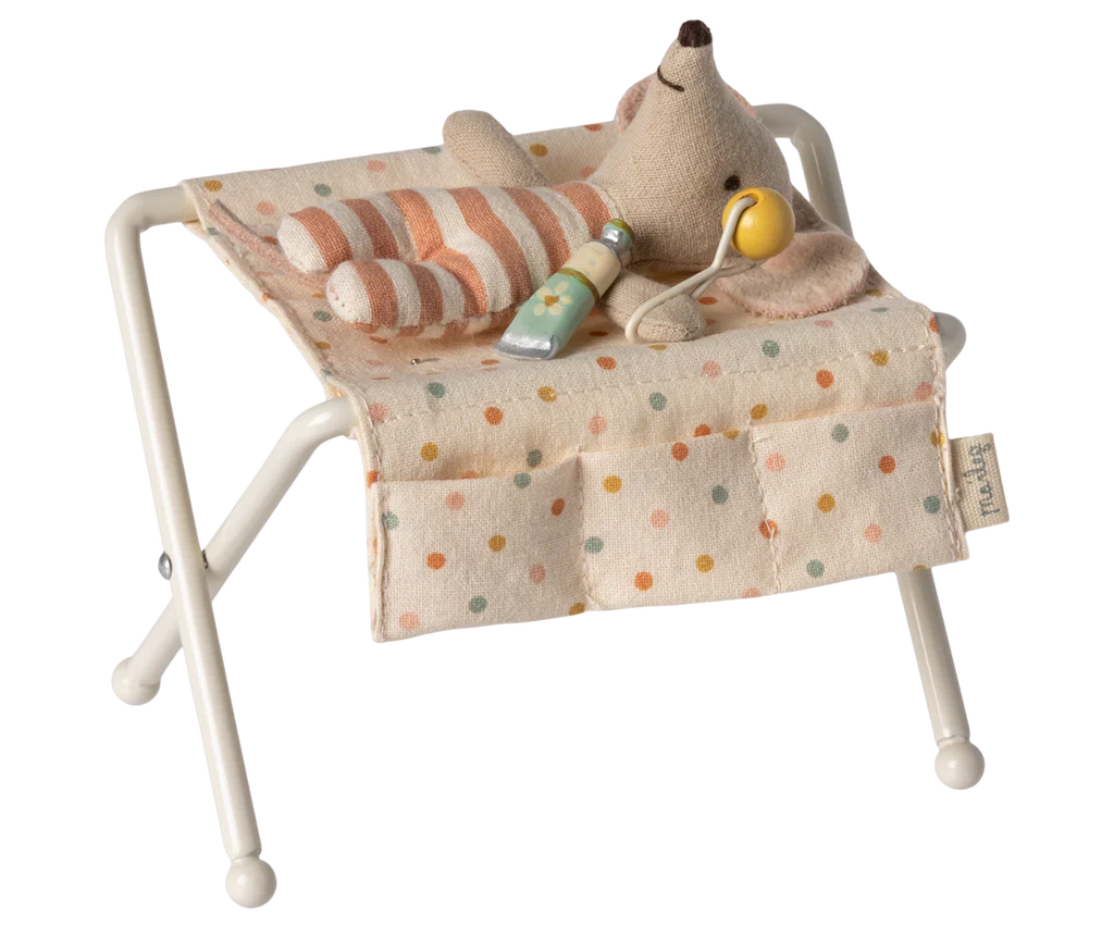 Maileg Nursery Table, Baby Mouse - Off White