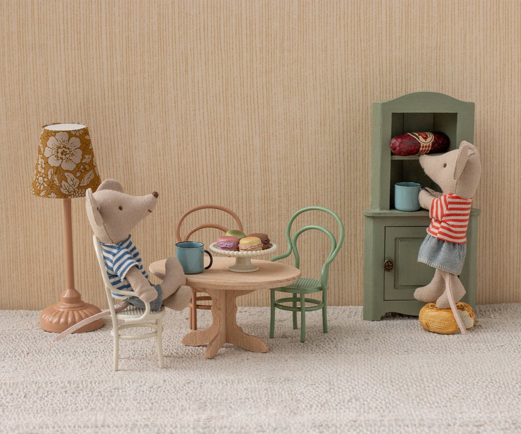 Maileg Vintage Chair, Mouse Size - Dark Powder