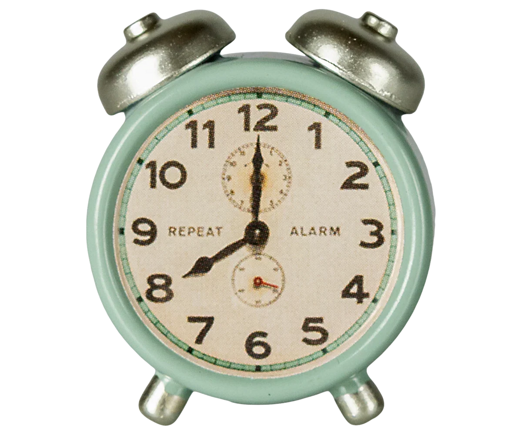 Maileg Alarm Clock For Dollhouse - Mint