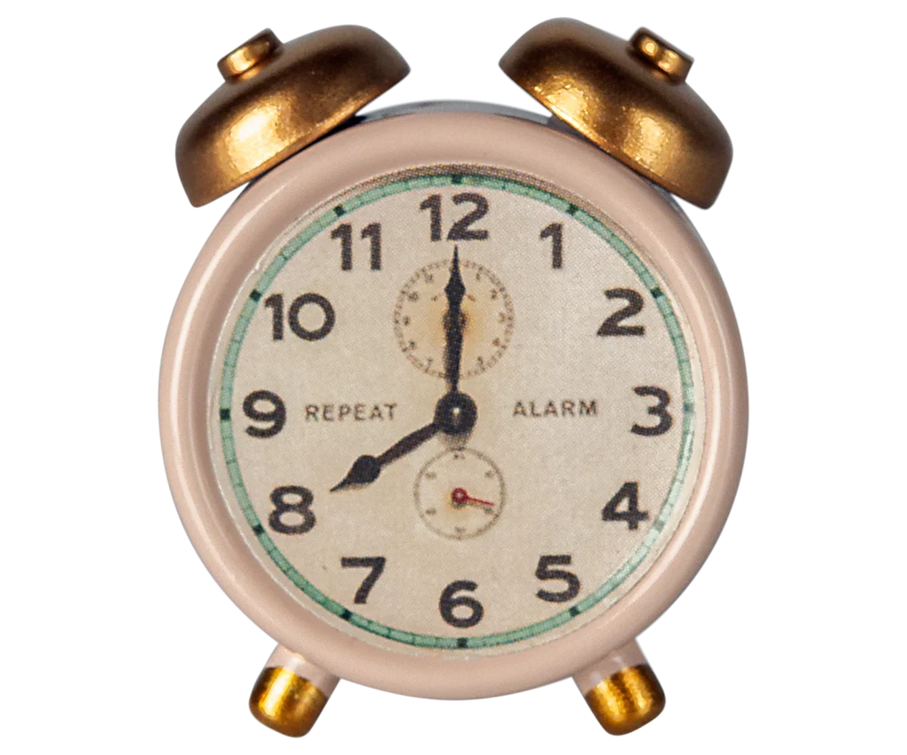 Maileg Alarm Clock For Dollhouse - Powder