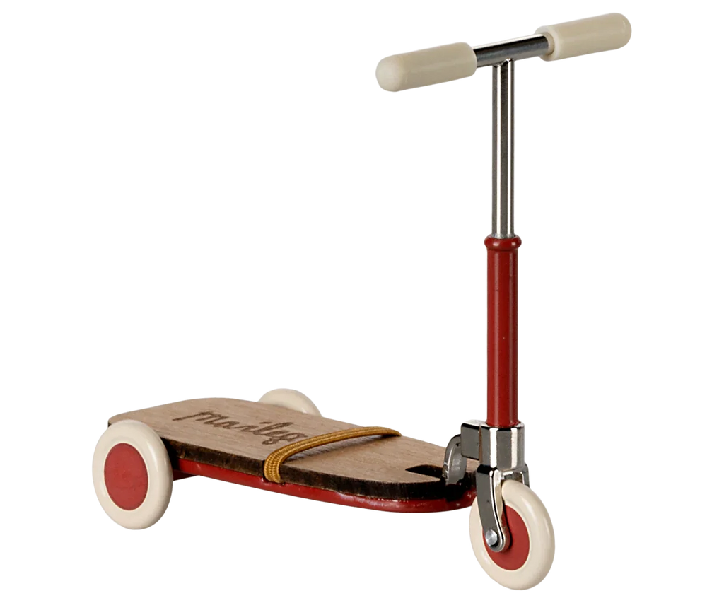 Maileg Mouse Size Scooter / Kickboard - Red
