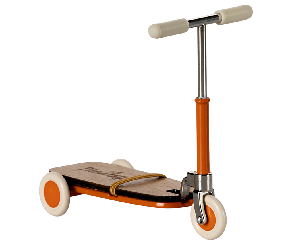 Maileg Mouse Size Scooter / Kickboard - Orange