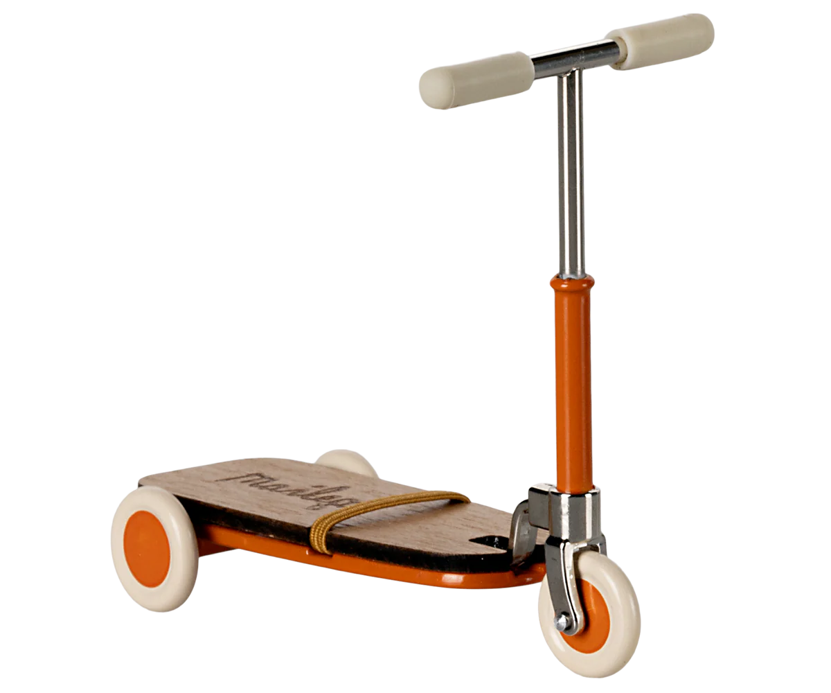 Maileg Mouse Size Scooter / Kickboard - Orange