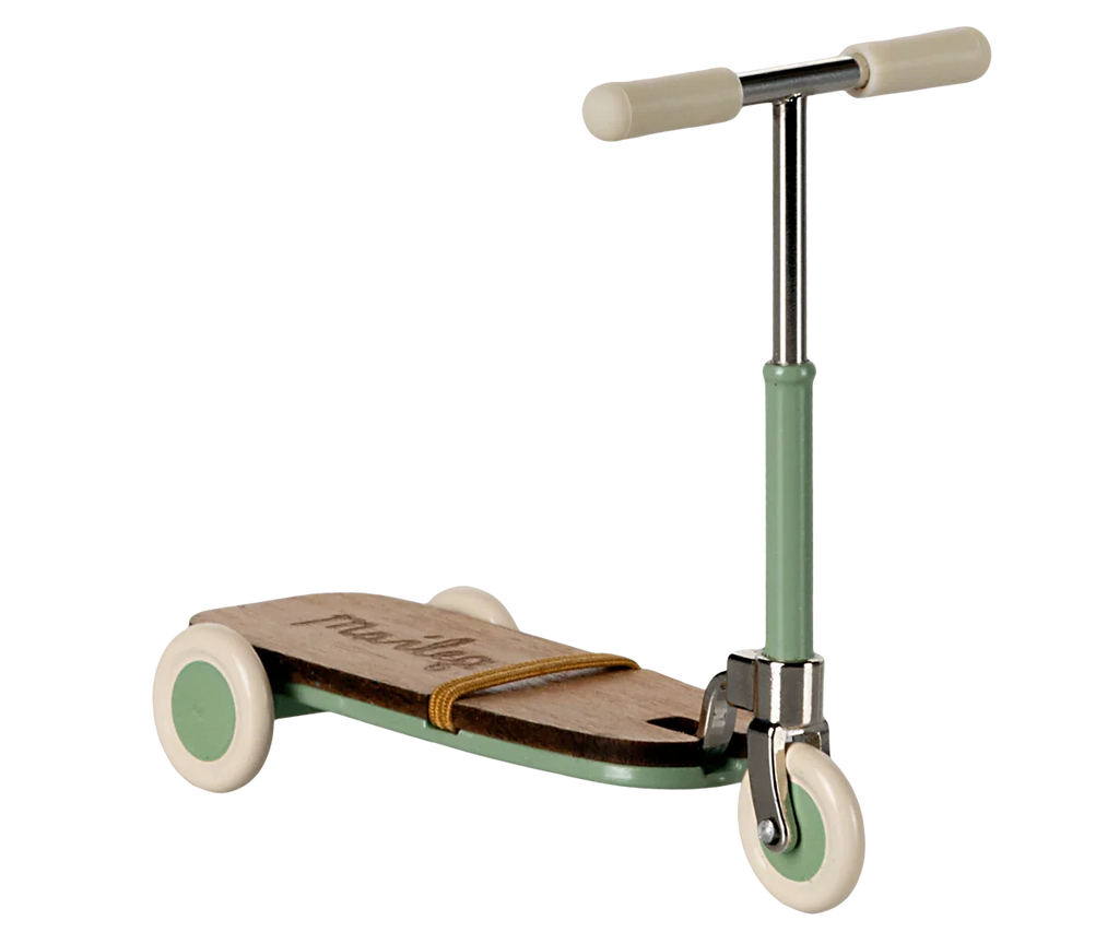 Maileg Mouse Size Scooter / Kickboard - Mint