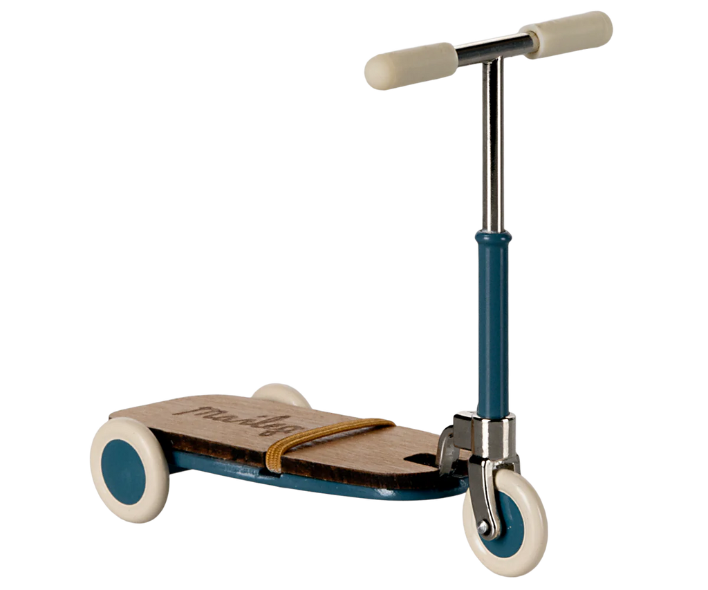 Maileg Mouse Size Scooter / Kickboard - Blue