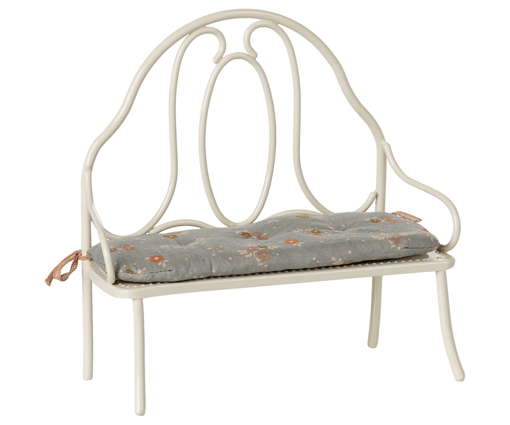 Maileg Vintage Bench, Miniature - Off White