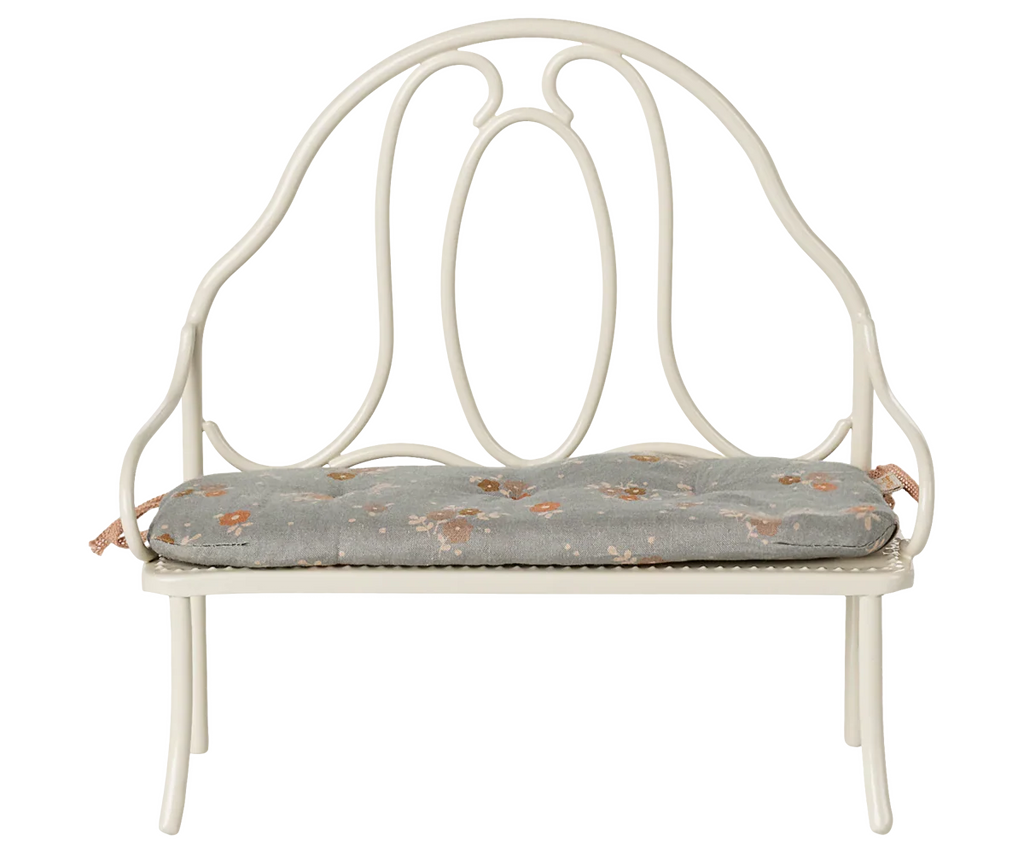 Maileg Vintage Bench, Miniature - Off White
