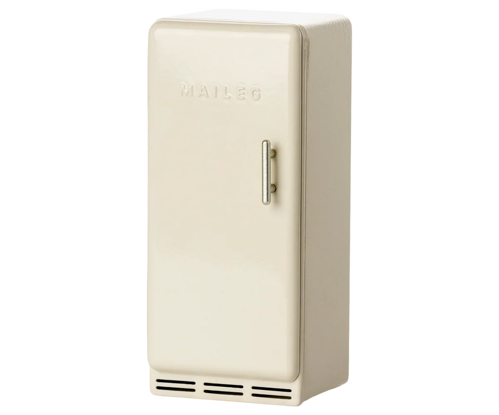 Maileg Metal Fridge, Mouse Size - Off White